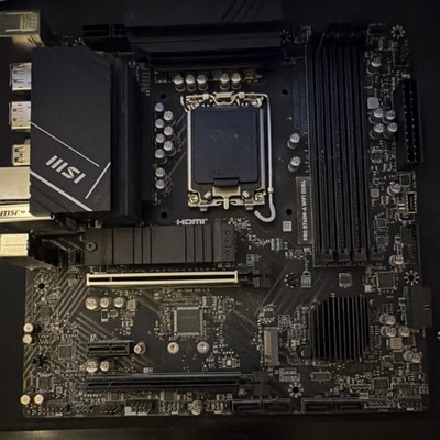 MSI PRO B760M-A WIFI DDR4 MicroATX Motherboard LGA 1700 Intel Wi-Fi