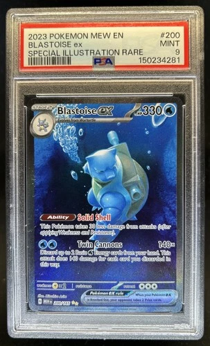 2023 Pokemon SV 151 Blastoise ex #200/165 PSA 9