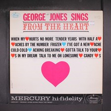 GEORGE JONES: from the heart MERCURY 12" LP 33 RPM