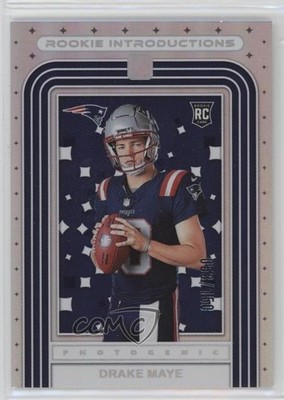 2024 Panini Photogenic Rookie Introductions Silver 53/150 Drake Maye #4 RC 07i7