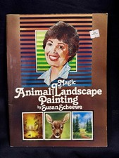 VNTG Decorative Tole Painting Pattern Bk Magic Of Animal & Landscape Sue Scheewe