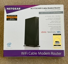 NETGEAR AC1750 WiFi Cable Modem Router Built-In DOCSIS 3.0-Model C6300 Dual Band