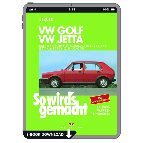VW Scirocco 1 Typ 53 1974-1981 So Wird's Gemacht Reparaturhandbuch E-Book PDF-image