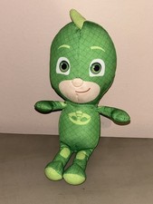 PJ Masks Gekko Peluche Peluche Juguete Verde Superhéroe Lagarto 7.5" Alto