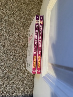 No Game No Life Manga Lot Vol 1-2 Softcover English Yen Press Yuu Kamiya