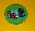 FABRIC PATCH: SQUADRON LAFAYETTE, DIAMETER 9 CM, GOOD CONDITION SEE PHOTOS. POU