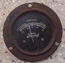 Antique Oem Early Model T Ford Script Amperes Amp Dash Gauge Auto Parts Usa Antique Oem Early Model T Ford Script Amperes Amp Dash Gauge Auto Parts Usa