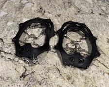 CRAMPONS Winter Snow Ice Stainless Steel Traction Spikes Cleats - Extra Large