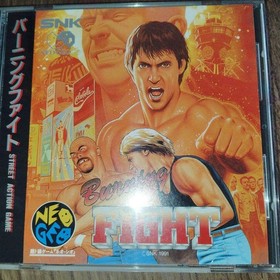 Burning Fight Neo Geo CD NTSC-J 1991 Action Game Japan Import Included