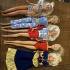 Barbie Lot of 5 Blonde Hair Fashion Dolls with Outfits Vintage 1990s