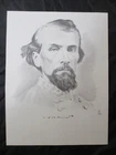 1960 Civil War Print - Confederate General  Nathan Bedford Forrest