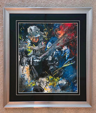 Murray Henderson Art Wayne Gretzky Doug Gilmour Original Painting 16 x 20 Framed