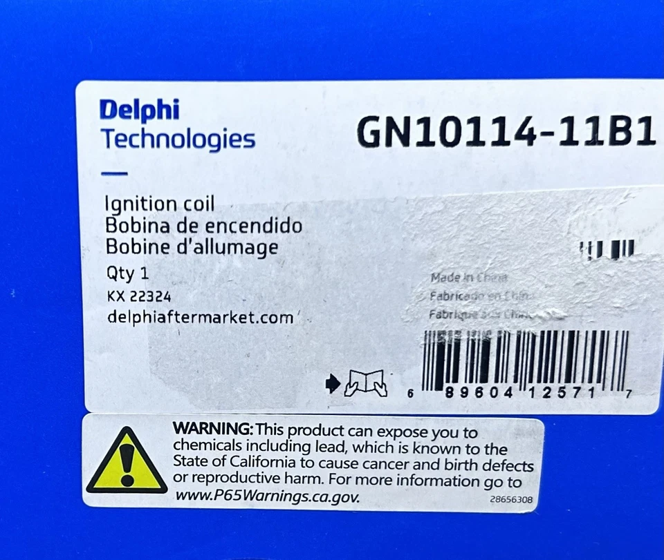Bobina de encendido Delphi Technologies GN10114 nueva Foto 2 de 2
