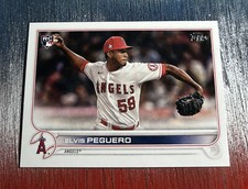 2022 Topps Series 2 #541 Elvis Peguero - Los Angeles Angels RC BASE ROOKIE CARD