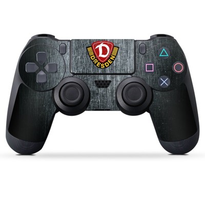 DeinDesign Folie Skin für Sony Playstation 4 PS4 Controller Dynamo Scratch Color