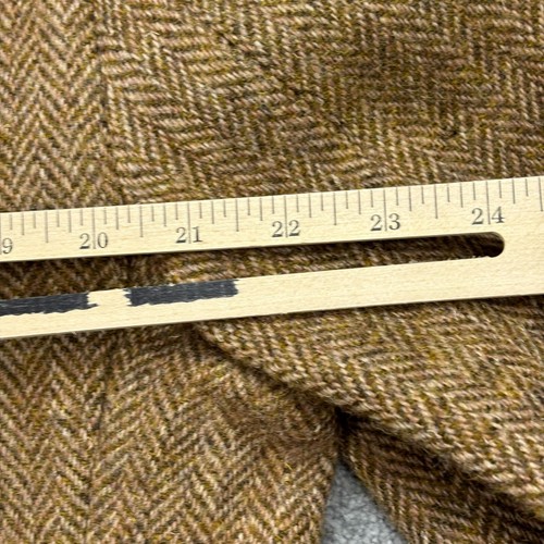 Harris Tweed Jacket Adult 42R Brown Country Hunting Outdoors Weave Blazer Mens* - Picture 8 of 13