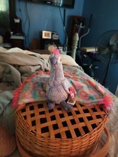 Ty Beanie Baby Flashy the Peac*ck DOB December 30, 2000 MWMT 