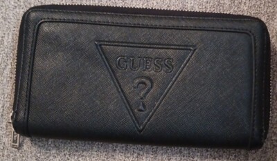 Guess Wallet Zip Black Around Baldwin Park Wallet