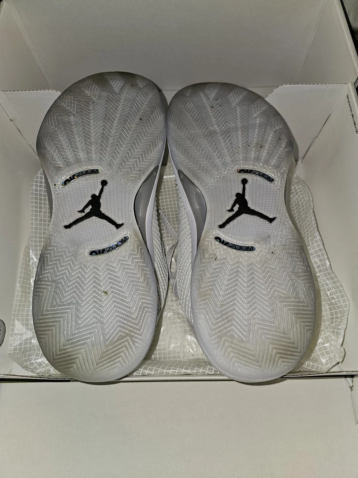 Jordan 35 низкий белый металлик серебро 2021 - Изображение 2 из 4