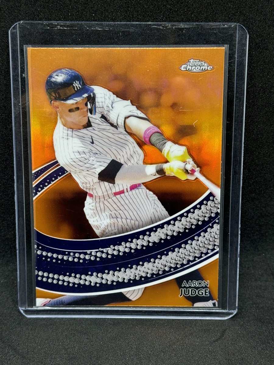 2024 Topps Chrome Aaron Judge Strokes #S-5 Orange /25 SSP