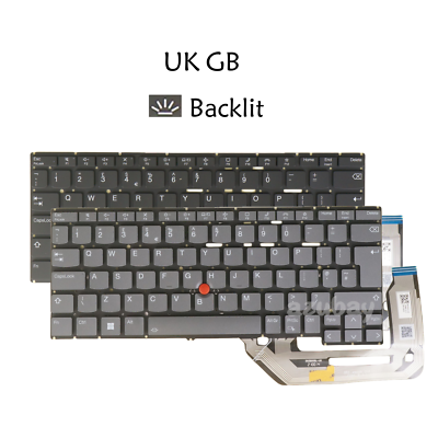UK Laptop Keyboard for Lenovo Thinkpad X13 (2-in-1) Gen 5/ (Yoga