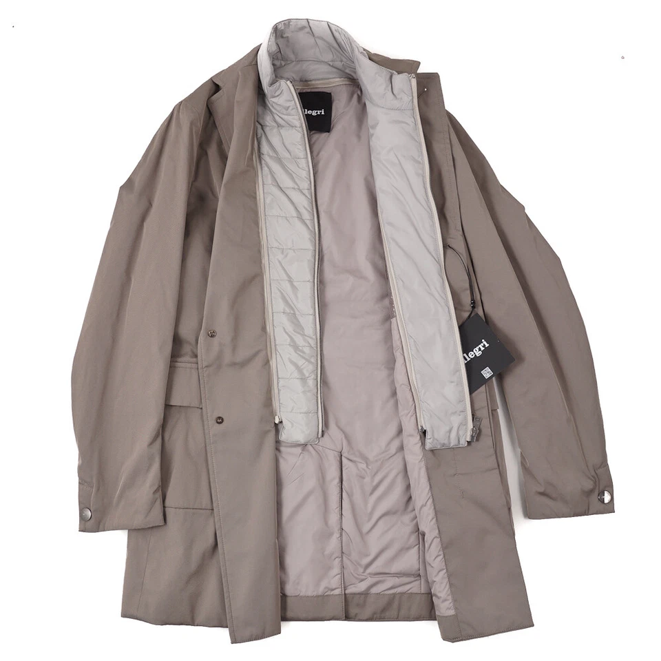 NUEVO CON ETIQUETAS $895 ALEGRI Chaqueta Exterior Técnica con Cuello Cremallera M (UE 48) Foto 4 de 4