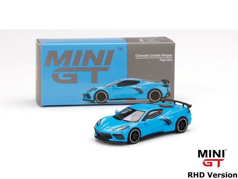 ミニカー MINI GT Chevrolet Corvette Stingray 150 MINI GT 1/64 - CHEVROLET Corvette Stingray - 2020 - Walmart.com
