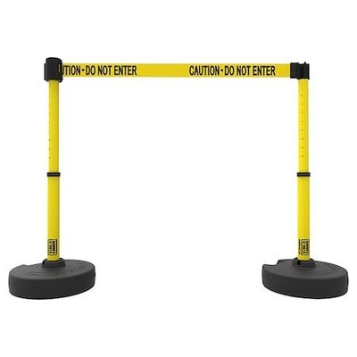 Banner Stakes Pl4299 Plus Barrier Set X2, Blank Red Banner