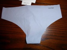 NWT CALVIN KLEIN NYLON SPANDEX MICROFIBER THONG PANTIES D3428 TU8 GREY M