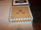 VINTAGE LOT of WOODEN CIGAR BOXES - (1-THREE FORKS DRUG CO. THREE FORKS MONTANA) — photo 10