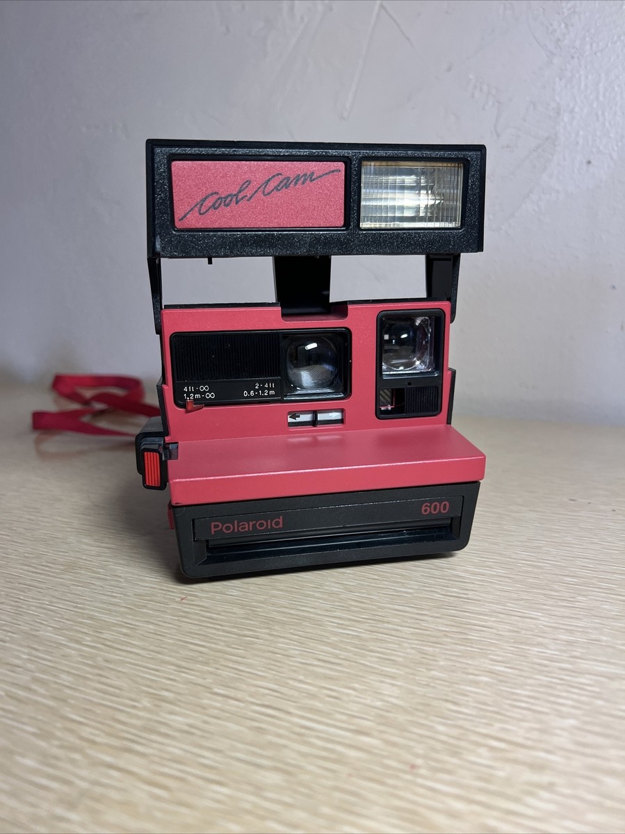 Vintage Polaroid Cool Cam 600 Red Instant Film Camera Strap | eBay
