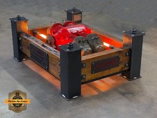 Steampunk Industrial / Lycoming Airplane Engine Piper Cub Aviation Coffee table