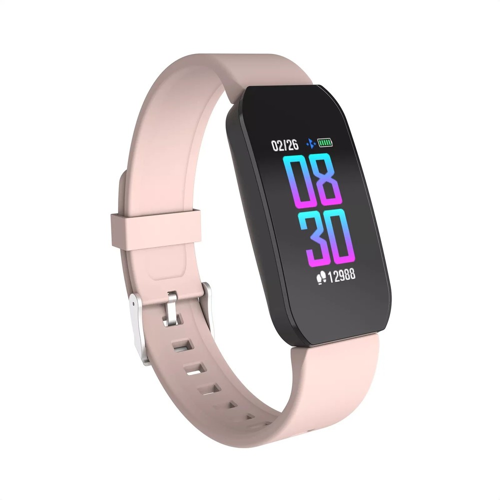 iTouch Active Smartwatch Fitness Tracker Waterproof for Men and Ladies: Blush