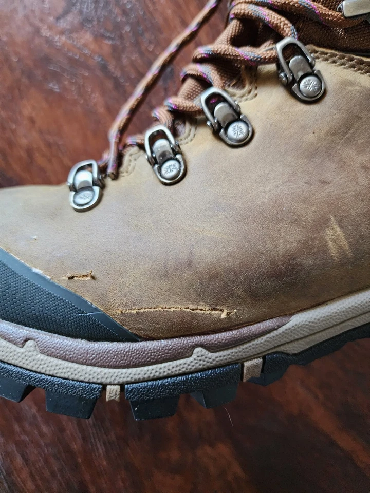 KARRIMOR CHEETAH LADIES WTX WALKING BOOTS BROWN SIZE 8 USED - Image 4 of 4