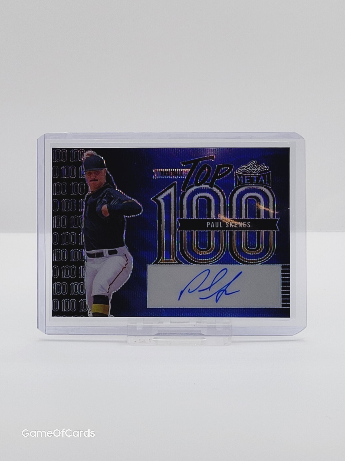 2023 Leaf Metal PAUL SKENES Auto Autograph /8 - Top 100 ? | eBay