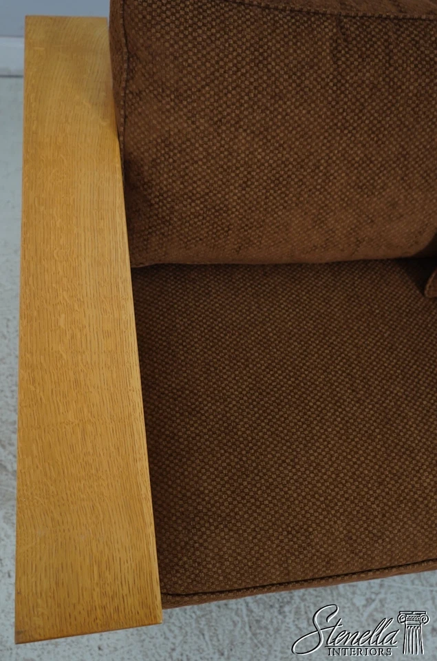 67667: STICKLEY Mission Oak Upholstered Loveseat Sofa - Image 4 of 4