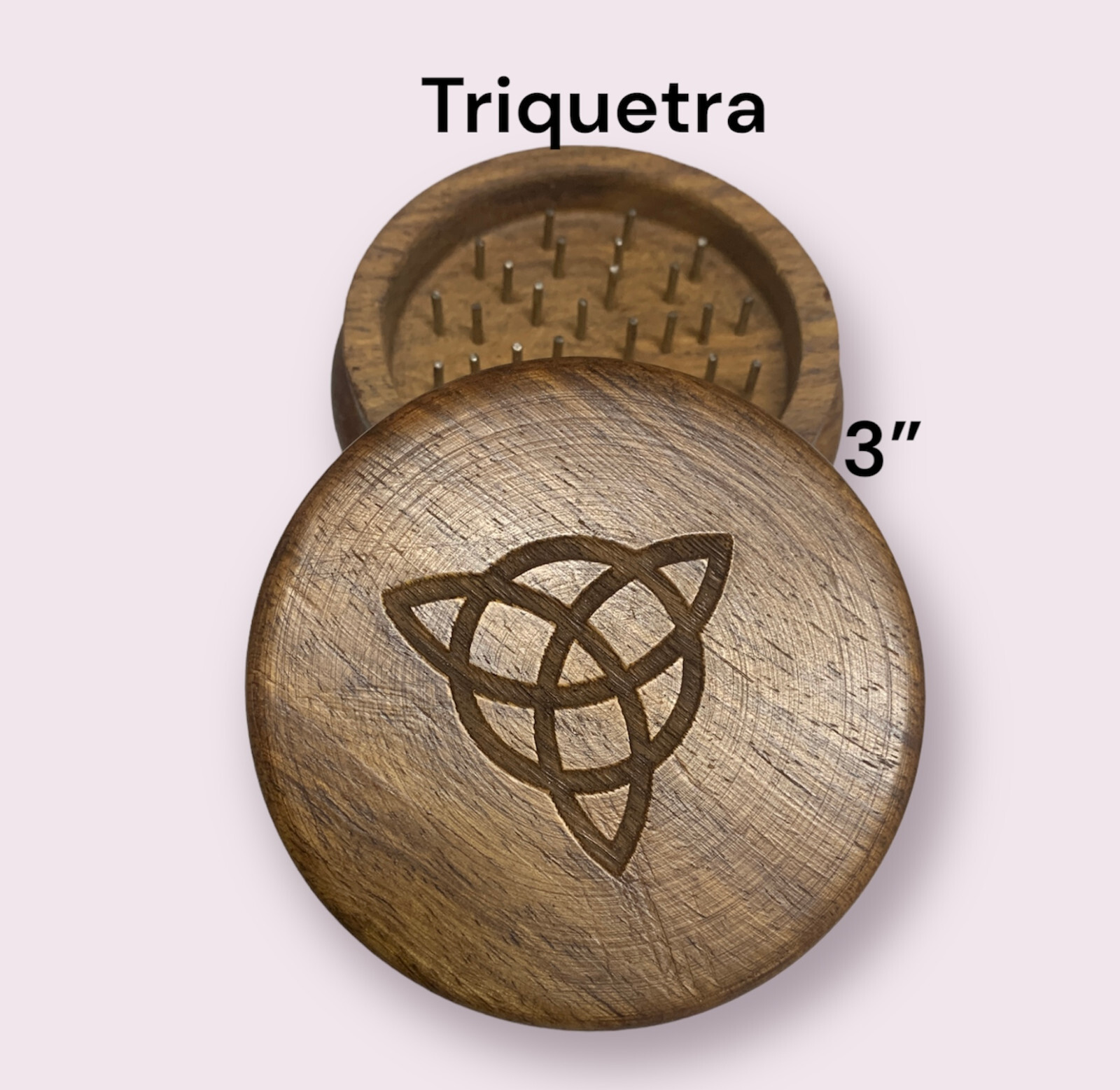 Triquetra 3" HandCarved Wooden Herb Grinders eBay
