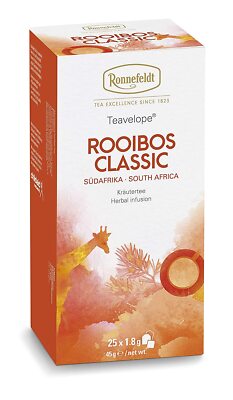 Ronnefeldt Teavelope ''Rooibos CLASSIC'' Kräutertee mit Tro Beutel, 2x 25x 1,8g