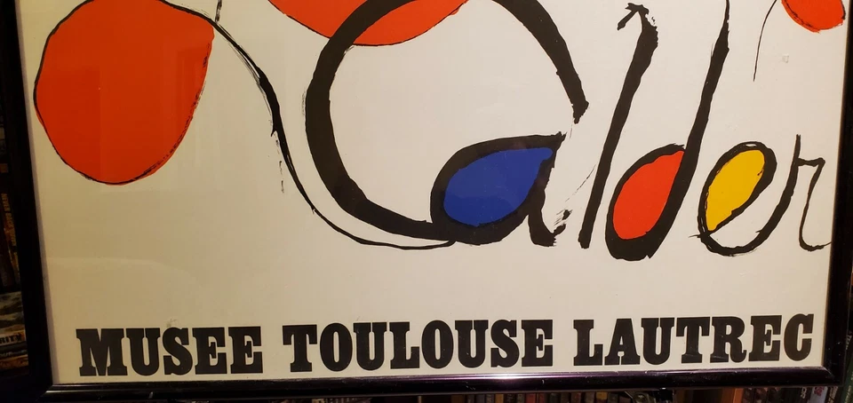 Alexander Calder Albi Musee Toulouse Lautrec Litografía Original 32.75" x 22" Enmarcado Foto 2 de 4