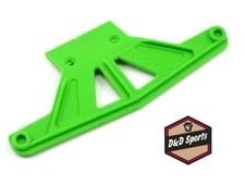 RPM 81164 Green Wide Front Bumper Traxxas 2WD Rustler Stampede Bandit XL-5 VXL