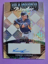 Kenedy Corona 2024 Leaf Metal Mojo Diamond Wonders Auto Baseball Card 9/10