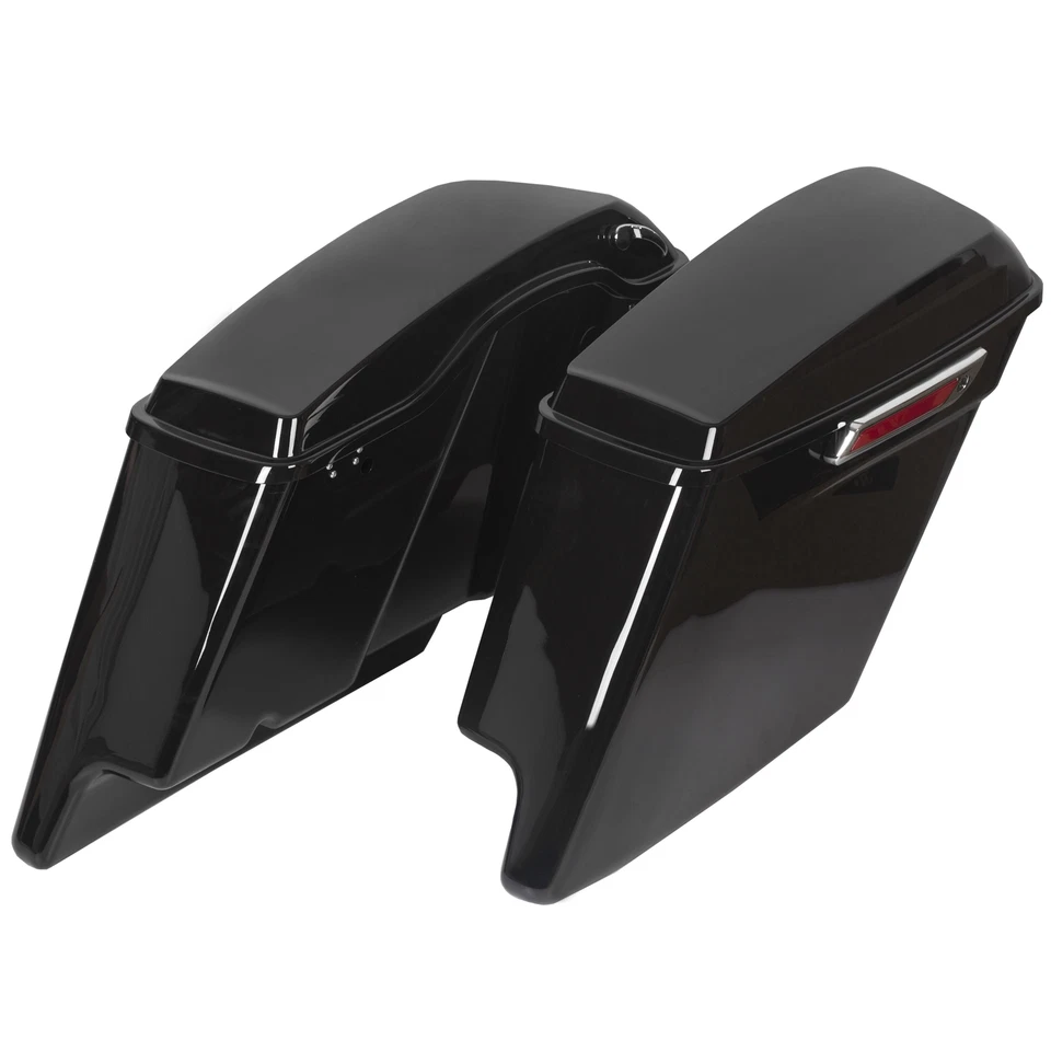 Extended Stretched Saddle bags Conversion Brackets For Harley Davidson Softail Foto 2 de 4