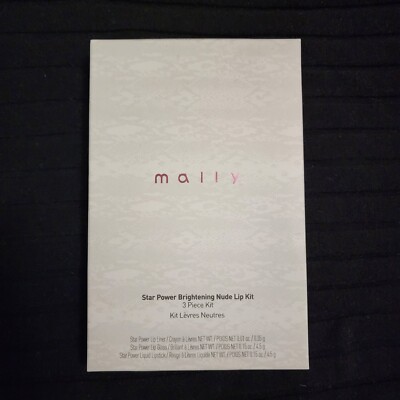 Mally Star Power Brightening Nude Lip Kit, 3-Piece Kit, Pink Nude | eBay