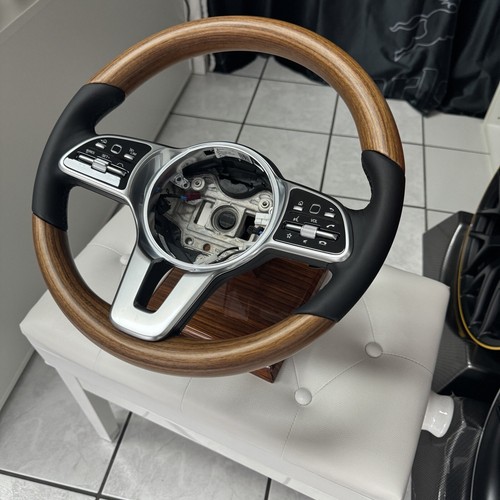 Mercedes-Benz Volante In Legno VA2 Noce Naturale Opaco W463 W167 - Foto 12 di 13