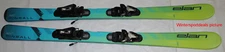 NEW 130cm junior Skis Elan 2024 pinball  skis + size adjustable bindings set