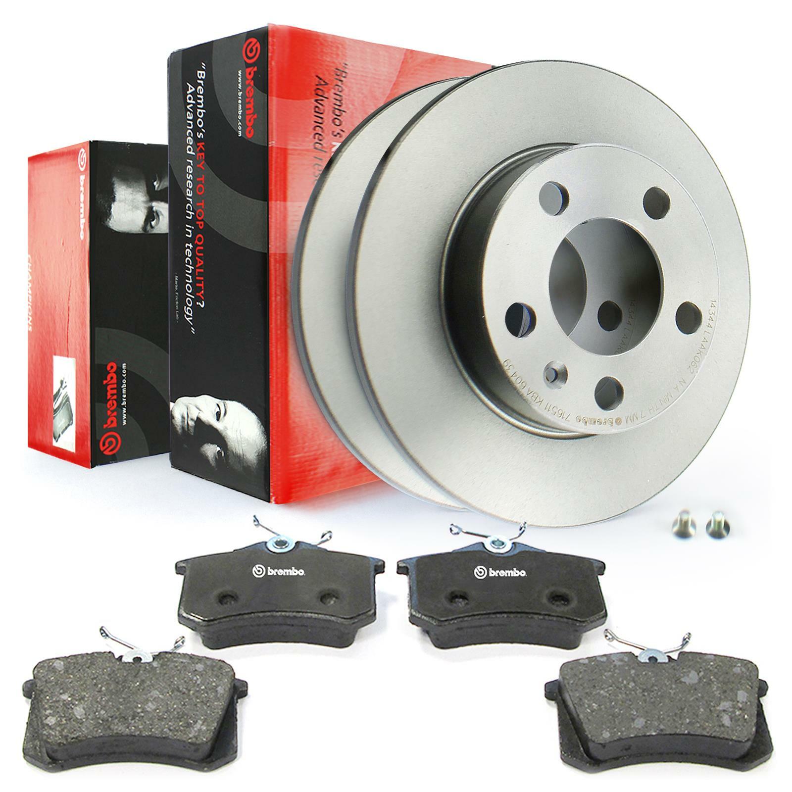 Brembo Brake Discs Brake Pads Rear For Audi A1 VW Polo 6R 6C Skoda Fabia
