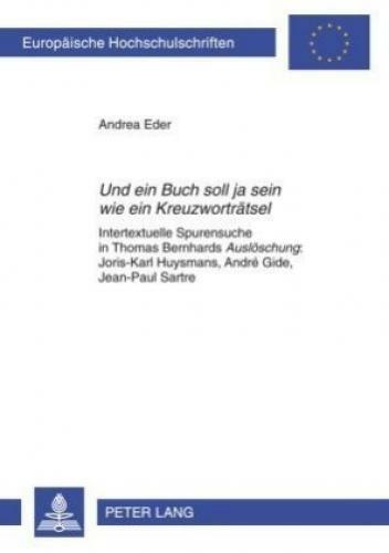 Thumbnail - und Ein Buch Soll Ja Sein Wie Ein Kreuzworträtsel Intertextuelle