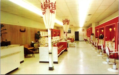 Postcard Ennio's Hair Styling 19 West Main Street in Somerville, New Jersey