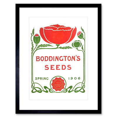 Boddingtons Samen Frühling 1906 Gerahmter Kunstdruck 18x23 cm
