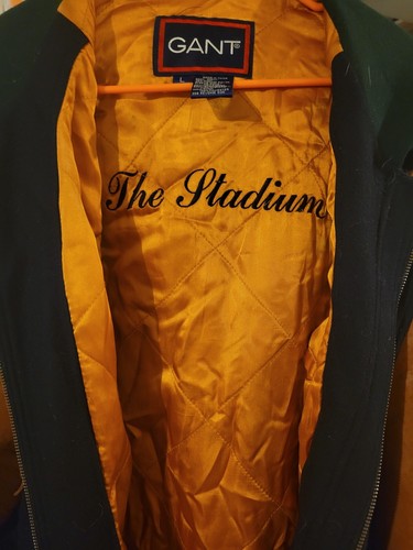 GANT USA Herren Größe L The Stadium langer schwerer Trenchcoat Jacke dreifarbig - Bild 4 von 4